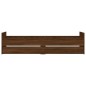 vidaXL Bettgestell mit Schubladen Braun Eichen-Optik 90x190 cm vidaXL Bettgestell mit Schubladen Braun Eichen-Optik 90x190 cm