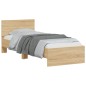 vidaXL Bettgestell mit Kopfteil Sonoma-Eiche 90x190 cm Holzwerkstoff vidaXL Bettgestell mit Kopfteil Sonoma-Eiche 90x190 cm Holzwerkstoff