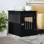 vidaXL Hundekäfig im Möbelstil Schwarz 55x80x68 cm Holzwerkstoff vidaXL Hundekäfig im Möbelstil Schwarz 55x80x68 cm Holzwerkstoff