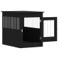 vidaXL Hundekäfig im Möbelstil Schwarz 55x80x68 cm Holzwerkstoff vidaXL Hundekäfig im Möbelstil Schwarz 55x80x68 cm Holzwerkstoff