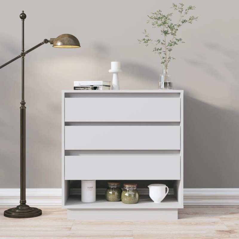 vidaXL Sideboard Weiß 70x41x75 cm Holzwerkstoff vidaXL Sideboard Weiß 70x41x75 cm Holzwerkstoff