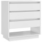 vidaXL Sideboard Weiß 70x41x75 cm Holzwerkstoff vidaXL Sideboard Weiß 70x41x75 cm Holzwerkstoff