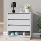 vidaXL Sideboard Weiß 70x41x75 cm Holzwerkstoff vidaXL Sideboard Weiß 70x41x75 cm Holzwerkstoff