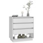 vidaXL Sideboard Weiß 70x41x75 cm Holzwerkstoff vidaXL Sideboard Weiß 70x41x75 cm Holzwerkstoff