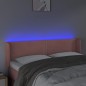 vidaXL LED Kopfteil Rosa 147x16x78/88 cm Samt vidaXL LED Kopfteil Rosa 147x16x78/88 cm Samt