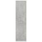 vidaXL Bücherregal 3 Fächer Betongrau 60x30x114 cm Holzwerkstoff vidaXL Bücherregal 3 Fächer Betongrau 60x30x114 cm Holzwerkstoff