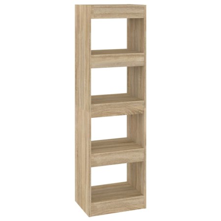 vidaXL Bücherregal/Raumteiler Sonoma-Eiche 40x30x135 cm
