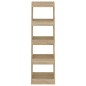 vidaXL Bücherregal/Raumteiler Sonoma-Eiche 40x30x135 cm vidaXL Bücherregal/Raumteiler Sonoma-Eiche 40x30x135 cm
