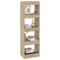 vidaXL Bücherregal/Raumteiler Sonoma-Eiche 40x30x135 cm vidaXL Bücherregal/Raumteiler Sonoma-Eiche 40x30x135 cm