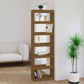 vidaXL Bücherschrank/Raumteiler Honigbraun 60x30x199,5 cm Kiefernholz