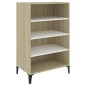vidaXL Sideboard Weiß Sonoma-Eiche 57x35x90 cm Holzwerkstoff vidaXL Sideboard Weiß Sonoma-Eiche 57x35x90 cm Holzwerkstoff