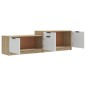 vidaXL TV-Schrank Weiß und Sonoma-Eiche 158,5x36x45 cm Holzwerkstoff vidaXL TV-Schrank Weiß und Sonoma-Eiche 158,5x36x45 cm Holzwerkstoff