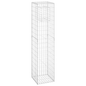vidaXL Gabionensäule 40x40x180 cm Eisen