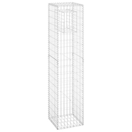 vidaXL Gabionensäule 40x40x180 cm Eisen