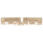 vidaXL 6-tlg. Paletten-Lounge-Set mit Kissen Imprägniertes Kiefernholz vidaXL 6-tlg. Paletten-Lounge-Set mit Kissen Imprägniertes Kiefernholz