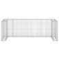 vidaXL Gabionenwand für Mülltonnen Verzinkter Stahl 325x100x110 cm vidaXL Gabionenwand für Mülltonnen Verzinkter Stahl 325x100x110 cm