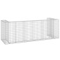 vidaXL Gabionenwand für Mülltonnen Verzinkter Stahl 325x100x110 cm vidaXL Gabionenwand für Mülltonnen Verzinkter Stahl 325x100x110 cm