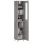 Highboard Grau Sonoma 34,5x34x180 cm Holzwerkstoff Highboard Grau Sonoma 34,5x34x180 cm Holzwerkstoff