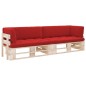 vidaXL 2-Sitzer-Palettensofa mit Kissen Imprägniertes Kiefernholz vidaXL 2-Sitzer-Palettensofa mit Kissen Imprägniertes Kiefernholz