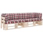 vidaXL 2-Sitzer-Palettensofa mit Kissen Imprägniertes Kiefernholz vidaXL 2-Sitzer-Palettensofa mit Kissen Imprägniertes Kiefernholz