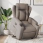 vidaXL Relaxsessel mit Aufstehhilfe Taupe Stoff vidaXL Relaxsessel mit Aufstehhilfe Taupe Stoff