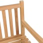 Gartenbank mit Hellblauer Auflage 120 cm Massivholz Teak Gartenbank mit Hellblauer Auflage 120 cm Massivholz Teak