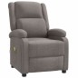 vidaXL Ohrensessel mit Massagefunktion Taupe Stoff vidaXL Ohrensessel mit Massagefunktion Taupe Stoff