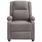 vidaXL Ohrensessel mit Massagefunktion Taupe Stoff vidaXL Ohrensessel mit Massagefunktion Taupe Stoff