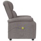 vidaXL Ohrensessel mit Massagefunktion Taupe Stoff vidaXL Ohrensessel mit Massagefunktion Taupe Stoff