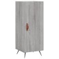 Highboard Grau Sonoma 34,5x34x180 cm Holzwerkstoff Highboard Grau Sonoma 34,5x34x180 cm Holzwerkstoff