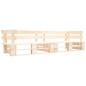 vidaXL Garten-Palettensofa 2-Sitzer Natur Holz vidaXL Garten-Palettensofa 2-Sitzer Natur Holz