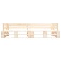 vidaXL Garten-Palettensofa 2-Sitzer Natur Holz vidaXL Garten-Palettensofa 2-Sitzer Natur Holz