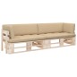 vidaXL 2-Sitzer-Palettensofa mit Kissen Imprägniertes Kiefernholz vidaXL 2-Sitzer-Palettensofa mit Kissen Imprägniertes Kiefernholz