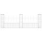 vidaXL Gabionenkorb U-Form mit 3 Säulen Eisen 260x20x100 cm vidaXL Gabionenkorb U-Form mit 3 Säulen Eisen 260x20x100 cm