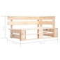 vidaXL 4-tlg. Paletten-Lounge-Set mit Kissen Imprägniertes Kiefernholz vidaXL 4-tlg. Paletten-Lounge-Set mit Kissen Imprägniertes Kiefernholz
