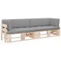 vidaXL 2-Sitzer-Palettensofa mit Kissen Imprägniertes Kiefernholz vidaXL 2-Sitzer-Palettensofa mit Kissen Imprägniertes Kiefernholz