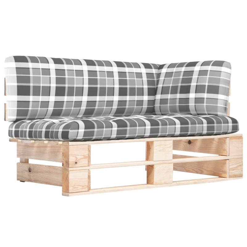 vidaXL Outdoor-Ecksofa Paletten Kiefernholz Imprägniert vidaXL Outdoor-Ecksofa Paletten Kiefernholz Imprägniert