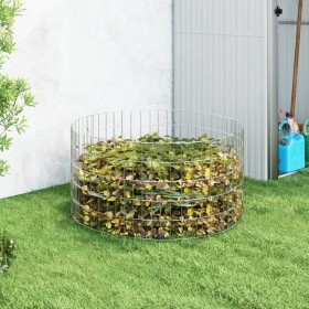 vidaXL Gartenkomposter Ø100x50 cm Verzinkter Stahl