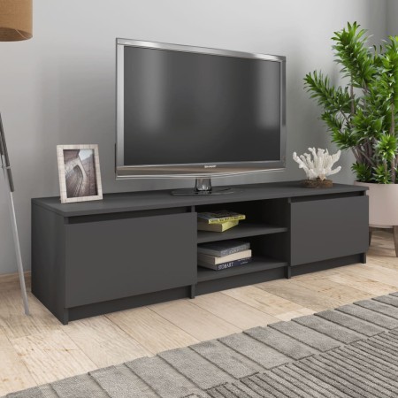 vidaXL TV-Schrank Grau 140x40x35,5 cm Holzwerkstoff