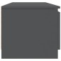 vidaXL TV-Schrank Grau 140x40x35,5 cm Holzwerkstoff vidaXL TV-Schrank Grau 140x40x35,5 cm Holzwerkstoff