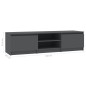 vidaXL TV-Schrank Grau 140x40x35,5 cm Holzwerkstoff vidaXL TV-Schrank Grau 140x40x35,5 cm Holzwerkstoff