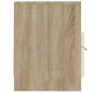 vidaXL TV-Schrank Weiß Sonoma-Eiche 150x33,5x45 cm Holzwerkstoff vidaXL TV-Schrank Weiß Sonoma-Eiche 150x33,5x45 cm Holzwerkstoff