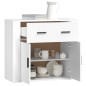 vidaXL Sideboard Weiß 80x33x70 cm Holzwerkstoff vidaXL Sideboard Weiß 80x33x70 cm Holzwerkstoff