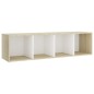 vidaXL 3-tlg. TV-Schrank-Set Weiß Sonoma-Eiche Holzwerkstoff vidaXL 3-tlg. TV-Schrank-Set Weiß Sonoma-Eiche Holzwerkstoff