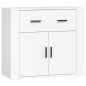 vidaXL Sideboards 3 Stk. Weiß Holzwerkstoff vidaXL Sideboards 3 Stk. Weiß Holzwerkstoff