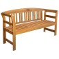 vidaXL Gartenbank mit Auflage 157 cm Massivholz Akazie vidaXL Gartenbank mit Auflage 157 cm Massivholz Akazie