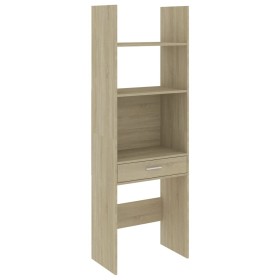 vidaXL Bücherregal Sonoma-Eiche 60x35x180 cm Holzwerkstoff