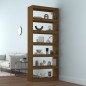 vidaXL Bücherregal/Raumteiler Honigbraun 80x30x199,5 cm Kiefernholz vidaXL Bücherregal/Raumteiler Honigbraun 80x30x199,5 cm Kiefernholz