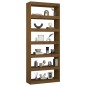 vidaXL Bücherregal/Raumteiler Honigbraun 80x30x199,5 cm Kiefernholz vidaXL Bücherregal/Raumteiler Honigbraun 80x30x199,5 cm Kiefernholz