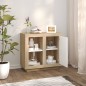 vidaXL Sideboard Weiß/Sonoma-Eiche 80x40x75 cm vidaXL Sideboard Weiß/Sonoma-Eiche 80x40x75 cm